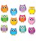 Carson Dellosa 36-Piece Owl Cutouts, Colorful Bird Cut Outs for Party and Halloween Decorations, Bulletin Board, Posterboard, Name Tags, and Classroom Decor